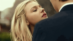 Chloe Grace Kiss On Cheek GIF