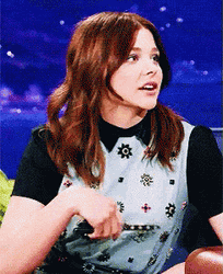Chloe Grace Moretz Gorgeous Butterfly Knife Skill GIF