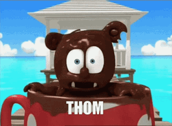 Choco Brown Gummy Bear GIF