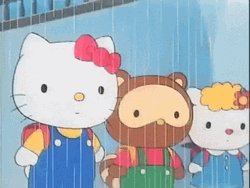 Chococat Hello Stuck In The Rain GIF