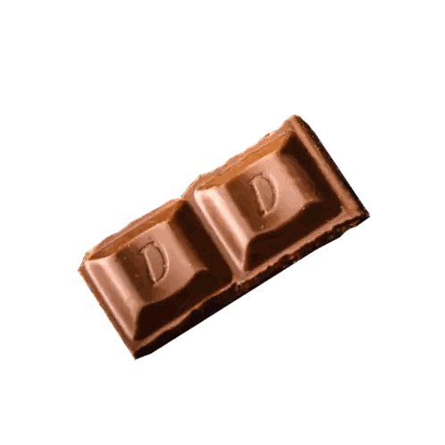 Chocolate Bar With D Letter Sticker