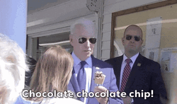 Chocolate Chips Biden Ice Cream GIF