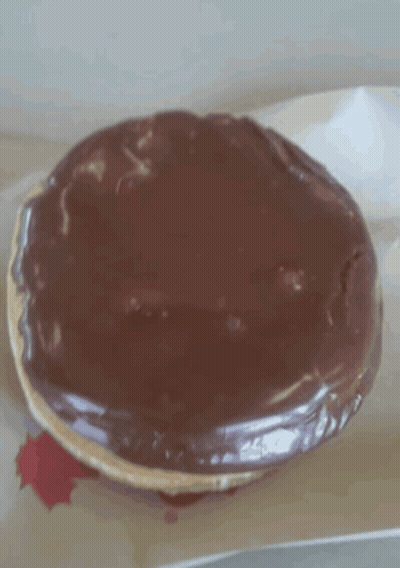 Chocolate Covered Doughnut GIF