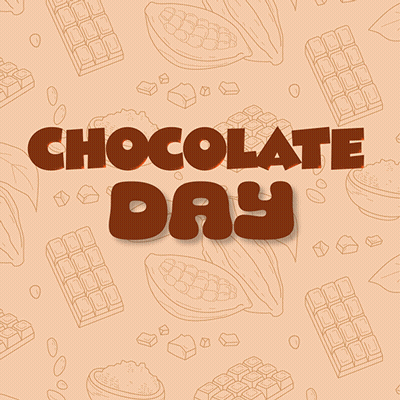 Chocolate Day Poster With Chocolates GIF