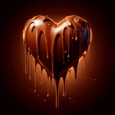 Chocolate Heart Saying Thank You