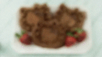 Chocolate Hello Kitty Waffles GIF