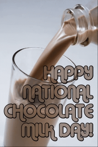 Chocolate Milk Poured Into Glass GIF