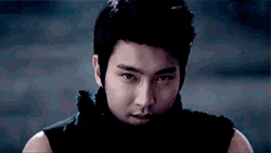 Choi Si-Won Staring And Disappear GIF