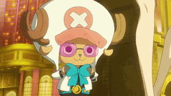 Chopper Fixing His Bow GIF