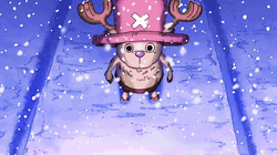Chopper Looking At Snow GIF