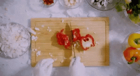 Chopping Alone With Madness GIF