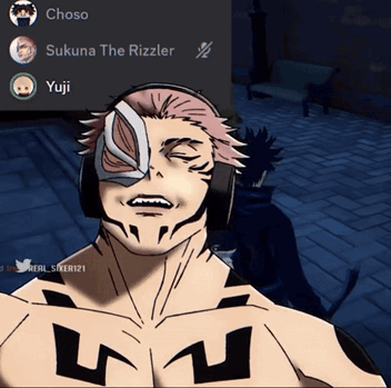 Choso Sukuna The Rizzler And Yuji Are Some Of The Names Displayed On The Screen GIF