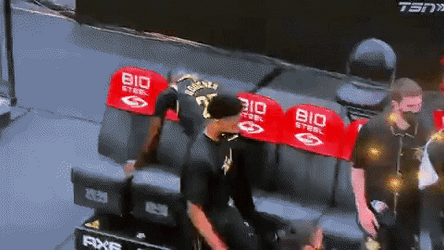 Chris Boucher Out Of Breath GIF