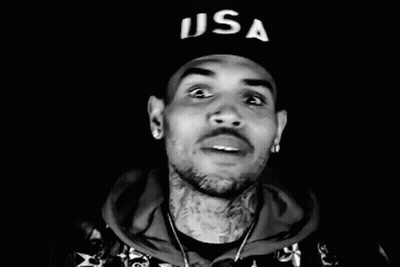 Chris Brown Laugh GIF