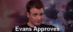 Chris Evans Approves GIF