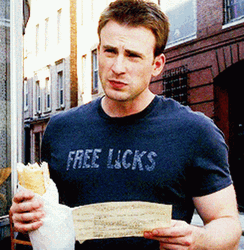 Chris Evans Hunk Eating GIF