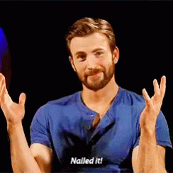 Chris Evans Nailed It GIF