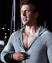Chris Evans Singing GIF