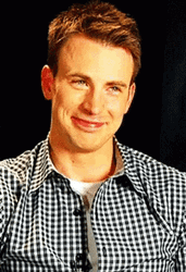 Chris Evans Teasing Smile GIF