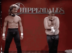 Chris Farley Chippendales GIF