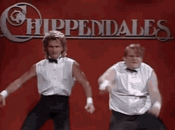 Chris Farley Chippendales GIF