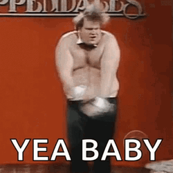 Chris Farley Chippendales GIF