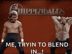 Chris Farley Chippendales GIF
