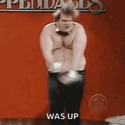 Chris Farley Chippendales GIF