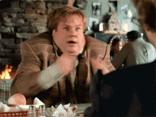 Chris Farley Crazily Excited GIF