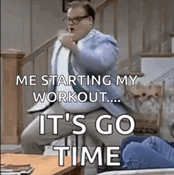Chris Farley Running GIF
