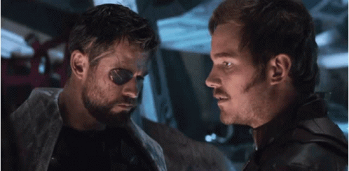 Chris Hemsworth Avengers Infinity War GIF