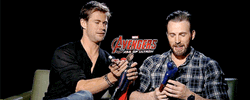 Chris Hemsworth Playimg Model Thor GIF