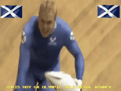 Chris Hoy 6X Olympic Gold Medal Winner GIF