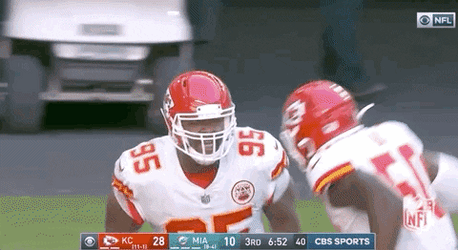 Chris Jones NBC Thursday Night Football GIF