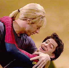 Chris Martin And Andrew Garfield Spiderman GIF