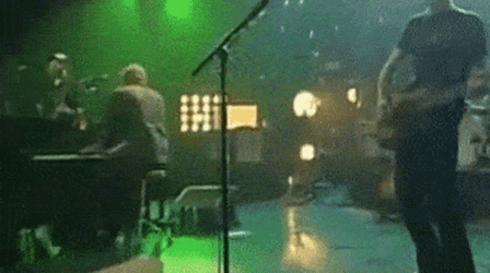 Chris Martin Performing Fast Forward GIF