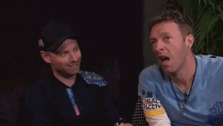 Chris Martin Yawning GIF