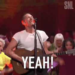 Chris Martin Yeah GIF