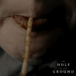 Chris O'Neill Eating Worm Holes Movie GIF