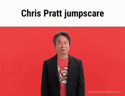 Chris Pratt Jumpscare GIF
