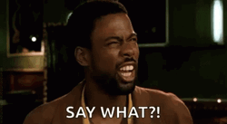Chris Rock Say What Reaction GIF