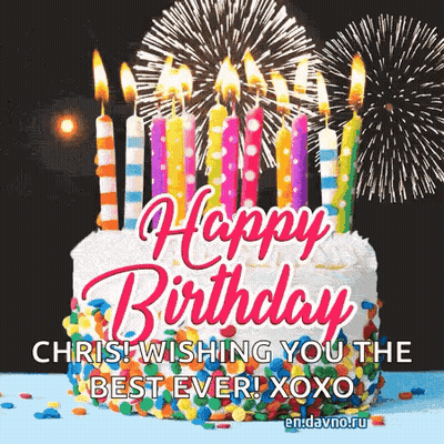 Chris Wishing You The Best Ever Xoxo GIF