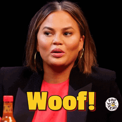 Chrissy Teigen Woof GIF