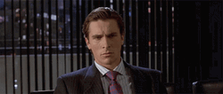 Christian Bale American Psycho Movie GIF