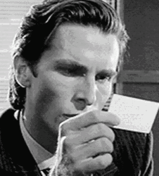 Christian Bale Patrick Bateman Hopeless GIF