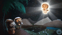 Christian Merry Christmas Angel In The Sky GIF