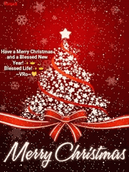 Christian Merry Christmas Blessed New Year Mobile Art GIF