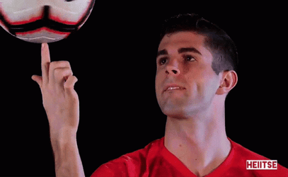 Christian Pulisic Ball Finger Spin GIF