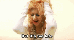 Christina Aguilera But Its Too Late GIF