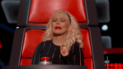 Christina Aguilera Displaying Pouty Face GIF